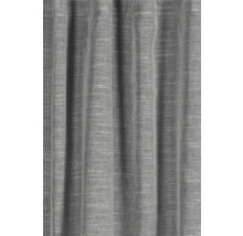 Gordijn van grijze stof met natuurlijke textuur