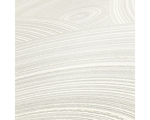 Behang met concentrische cirkels en horizontale lijnen