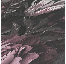 Close-up van een behang met bloemmotief