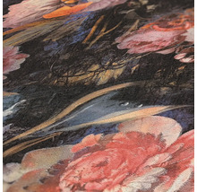 Close-up van een behang met bloemenpatroon