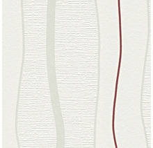 Behang met streepmotief en lichte structuur