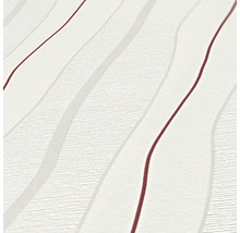 Close-up van een gestructureerd behang met een golvend patroon