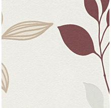 Behang met bladerpatroon