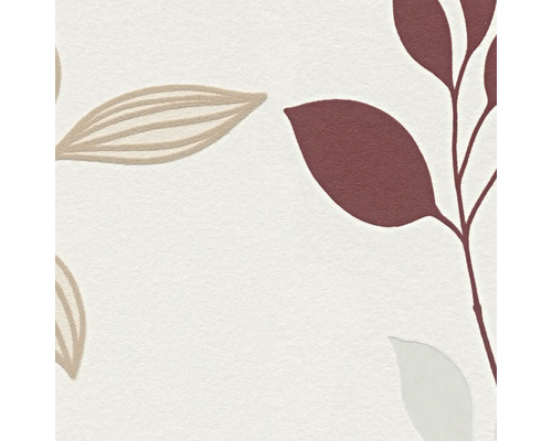 Behang met bladerpatroon
