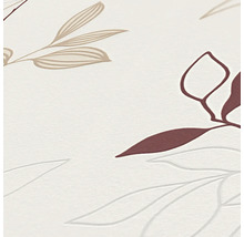 Close-up van behang met bladerpatroon