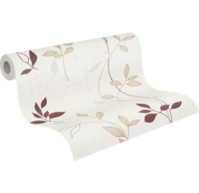 Behangrol met bladerenmotief