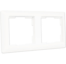 Dubbel frame voor schakelaars en stopcontacten