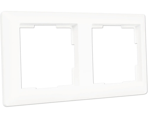 Dubbel frame voor schakelaars en stopcontacten