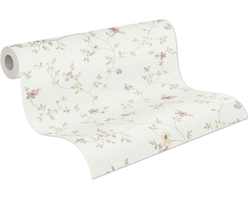 Behangrol met bloemmotief