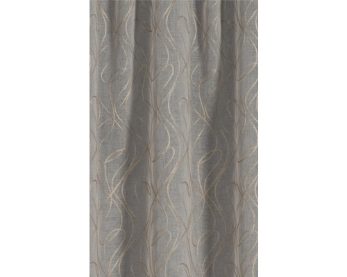 Gordijn met geborduurd patroon