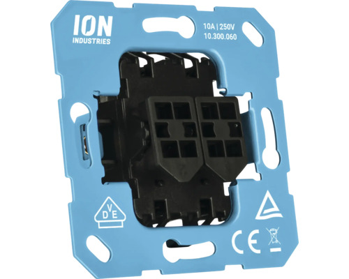 ION Industries inzetstuk voor luidsprekers met VDE keurmerk en CE markering