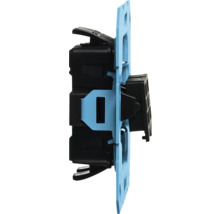 Gedetailleerde weergave van een schakelinzetstuk voor een lichtschakelaar