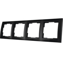 Vierdubbel frame voor schakelaars en stopcontacten
