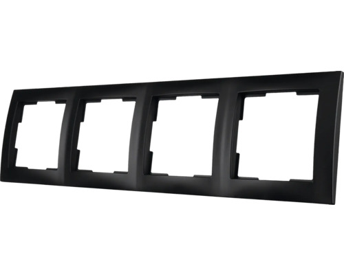 Vierdubbel frame voor schakelaars en stopcontacten