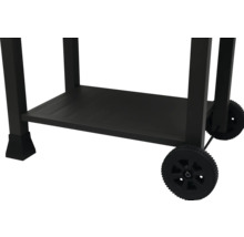 Grillwagen onderstel met wielen en opbergplank