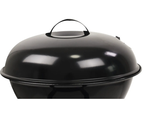 Barbecue met deksel en handvat