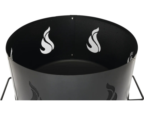 Vuurkorf met vlammotief