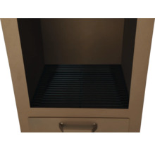 Barbecue met opslagruimte en grillrooster