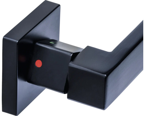 Deurklink met draaigrendel voor badkamers en toiletten