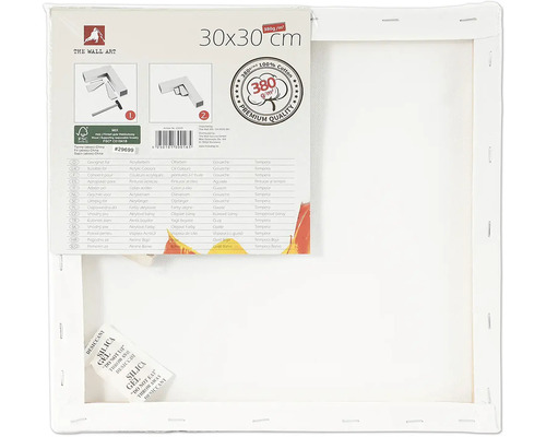 Schildersdoek, 30x30 cm, met Premium kwaliteit zegel