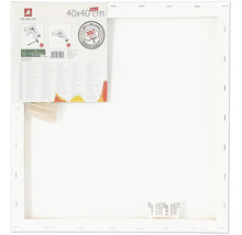 Schildersdoek met afmetingen van 40 bij 40 centimeter