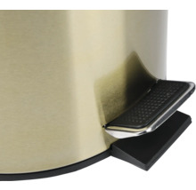 Detailopname van een pedaalemmer met pedaal