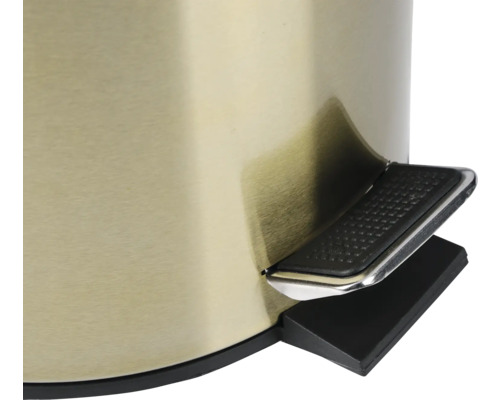 Detailopname van een pedaalemmer met pedaal