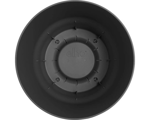 Binnenaanzicht van een bloempot