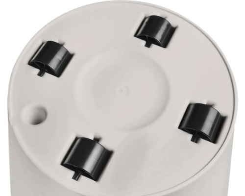 Onderaanzicht van een container met rollen