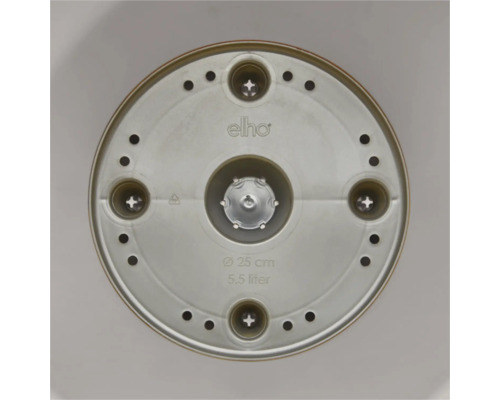 Onderkant Elho plantenpot, diameter 25 cm, volume 5,5 liter