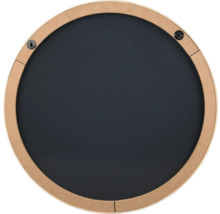 Ronde lei met houten frame en ophangpunten aan de achterkant