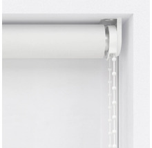 Raamrolgordijn met kettingbediening in gesloten toestand