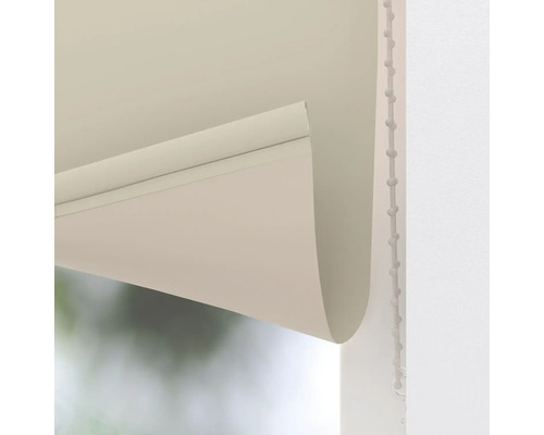 Detailweergave van een rolgordijn met kettingbediening