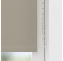 Beige rolgordijn met kogelketting