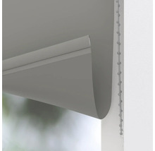 Grijze rolgordijn met kettingbediening voor raamdecoratie