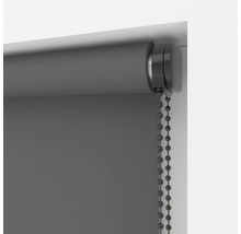 Grijs rolgordijn met kettingbediening voor raamdecoratie