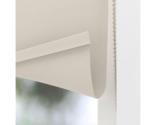 Gedetailleerde weergave van een rolgordijn met kettingmechanisme