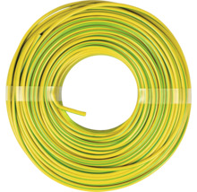 Geelgroene aardingskabel op een rol