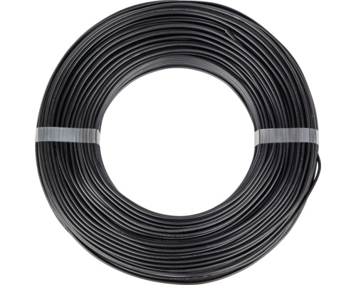 Rol zwarte elektriciteitskabel