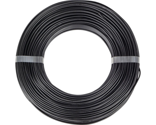 Rol zwarte elektriciteitskabel