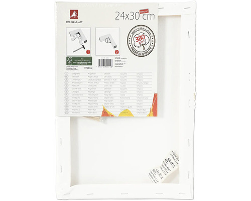 Schildersdoek met afmetingen 24 bij 30 centimeter