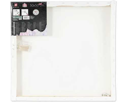 Schildersdoek met afmetingen 50x50 cm