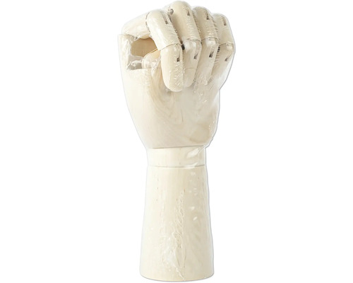 Houten hand etalagepop vuist