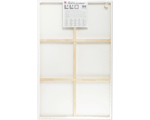 Leeg XXL canvas met houten frame, formaat 100 x 150 cm