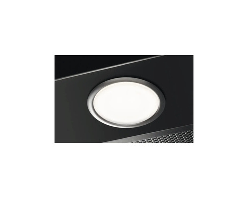 Detailopname van de verlichting van een afzuigkap