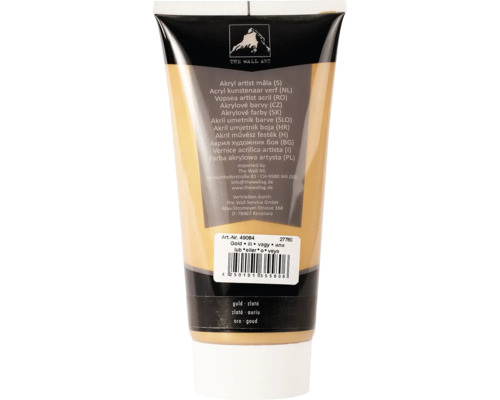 Tube gouden kunstenaar acrylverf