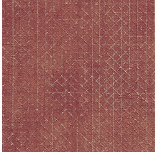 Close-up van een reliëfbehang met geometrisch patroon