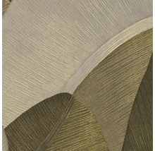 Close-up van een gestructureerd behang met bladerpatroon