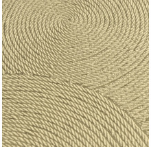 Close-up van een tapijt met spiraalpatroon