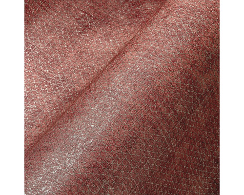 Close-up van een rood vinyl behang met een driehoekig patroon